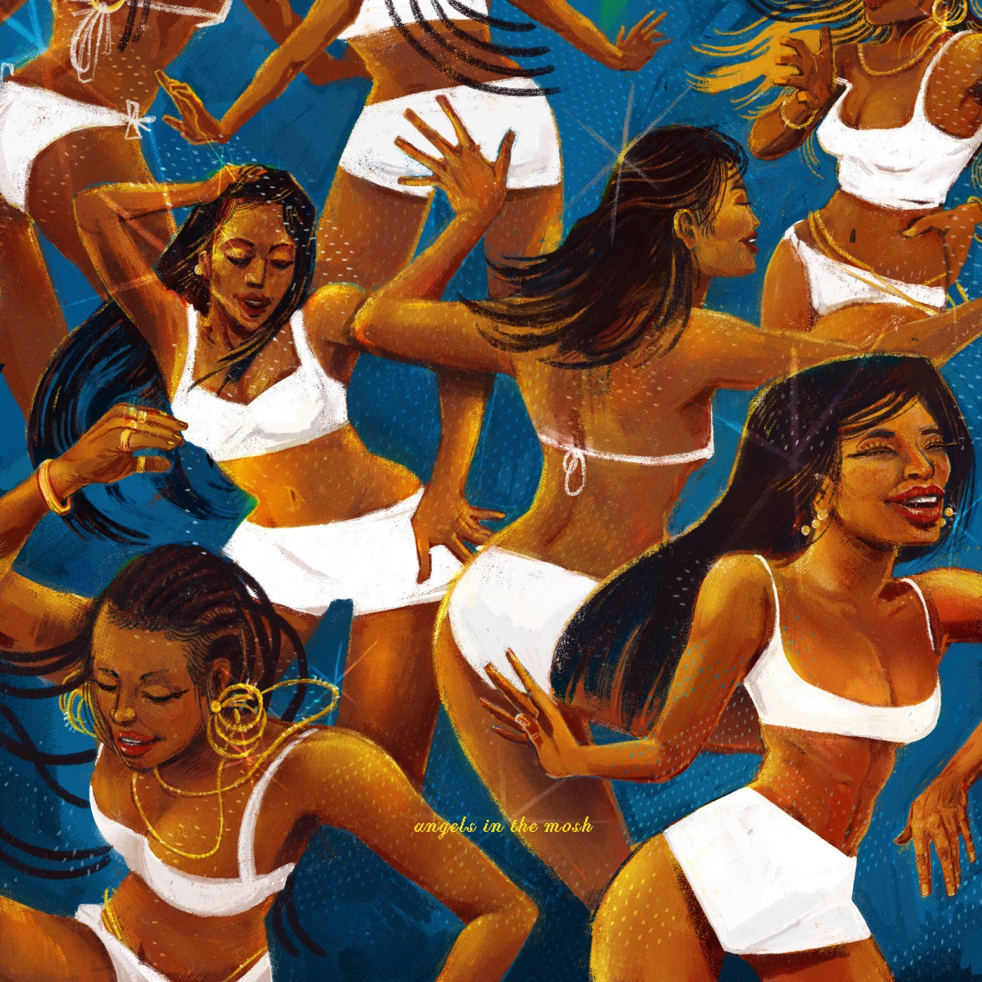 angels in the mosh! cover artwork